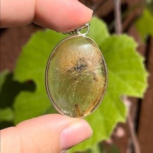 SOLD Golden Rutile Necklace